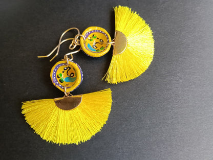 Aretes Abanico