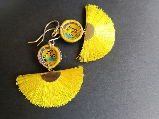Aretes Abanico