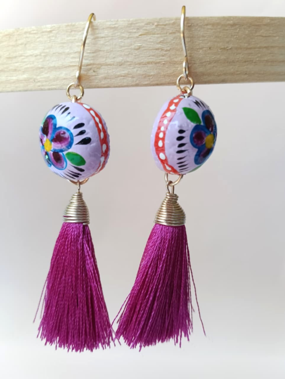 Aretes Flor de jicara