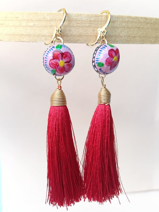 Aretes Flor de Jícara Maxi