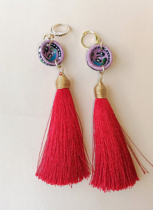 Aretes Flor de Jícara Maxi