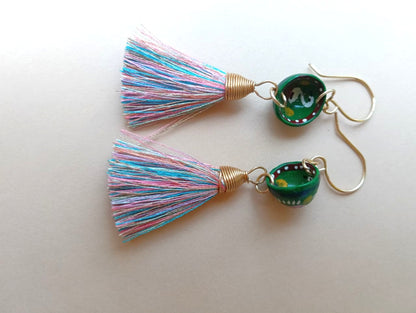 Aretes Flor de jicara