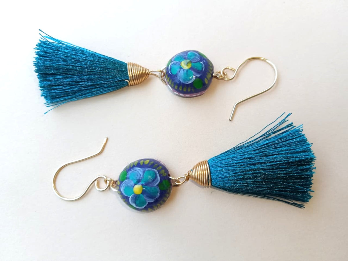 Aretes Flor de jicara