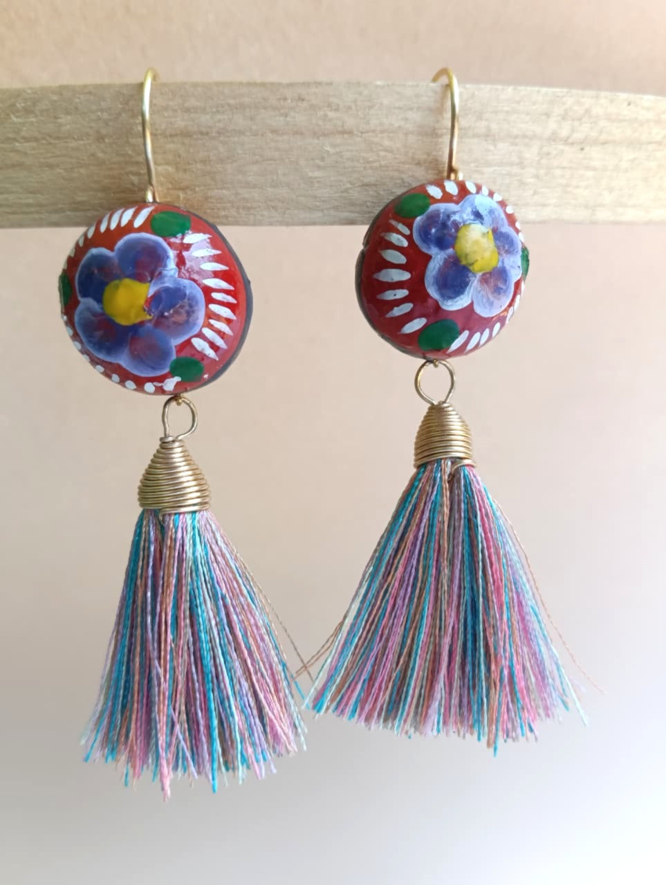 Aretes Flor de jicara