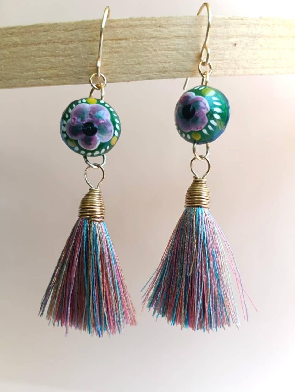 Aretes Flor de jicara