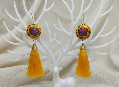 Aretes Flor de jicara
