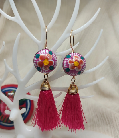 Aretes Flor de jicara