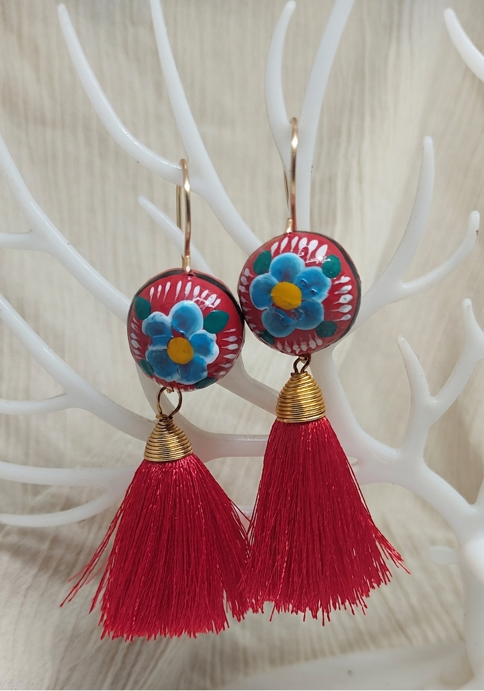 Aretes Flor de jicara