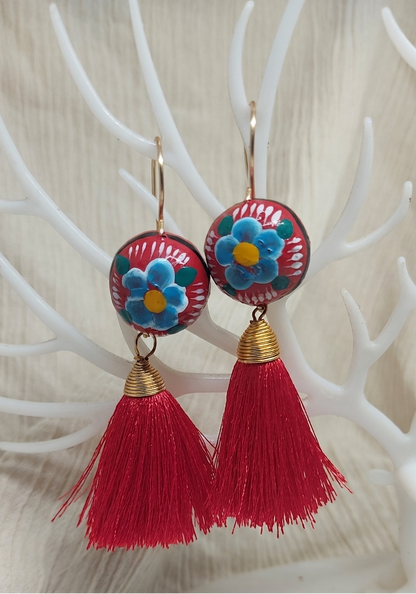 Aretes Flor de jicara